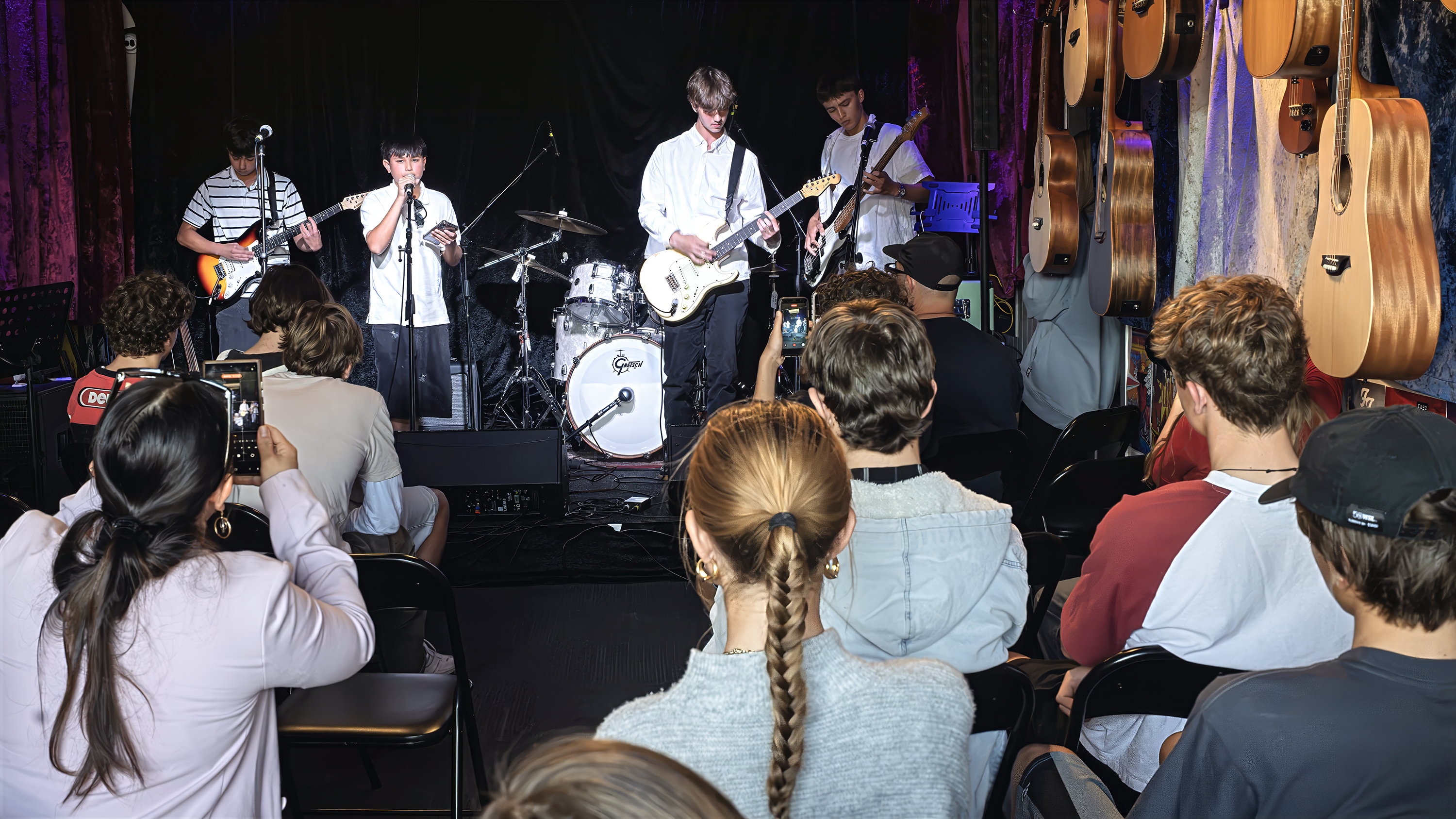 Live performance at Resonator Music