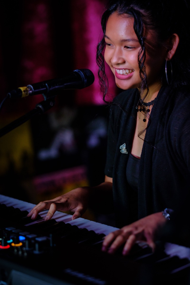 Amanda performing