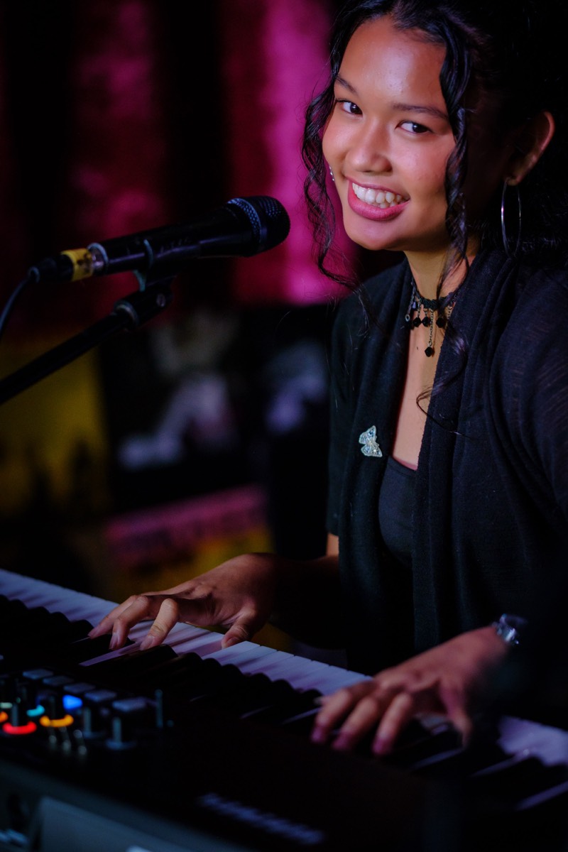 Amanda performing