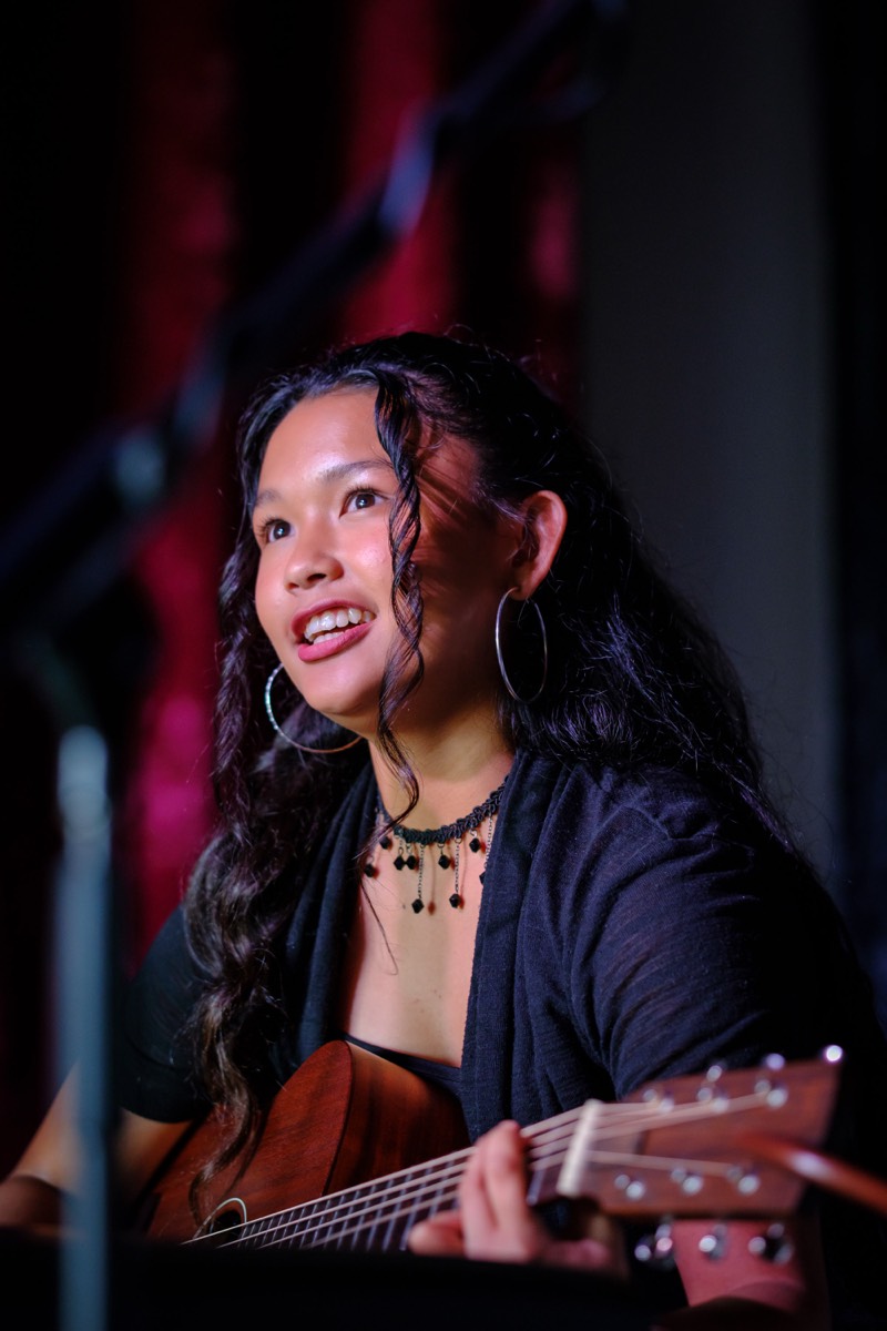 Amanda performing