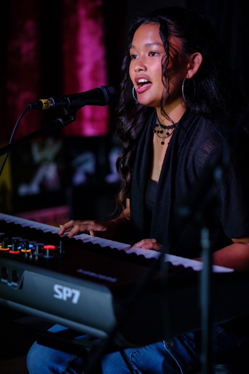 Amanda performing