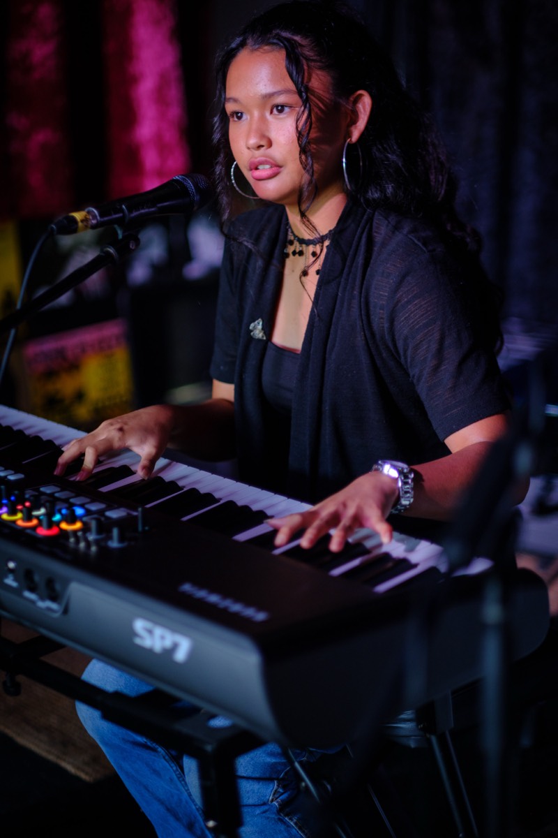 Amanda performing