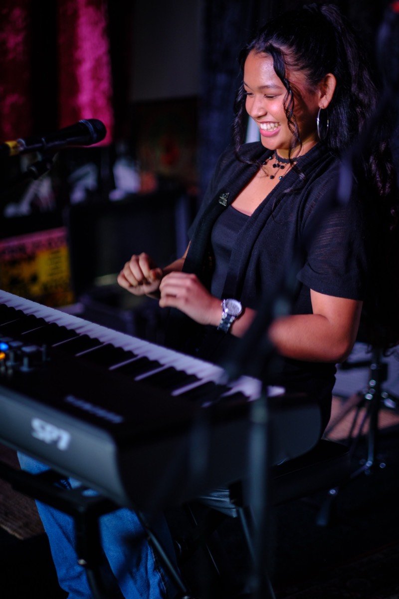 Amanda performing
