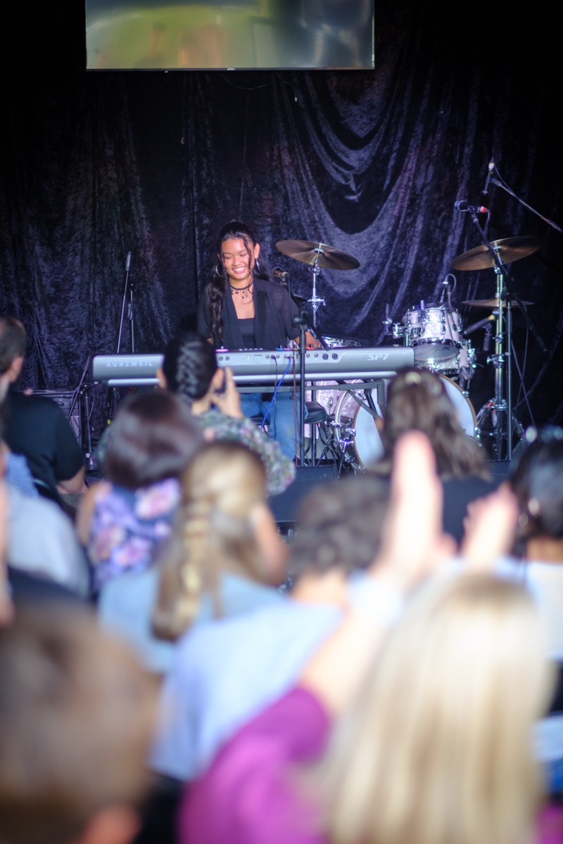 Amanda performing