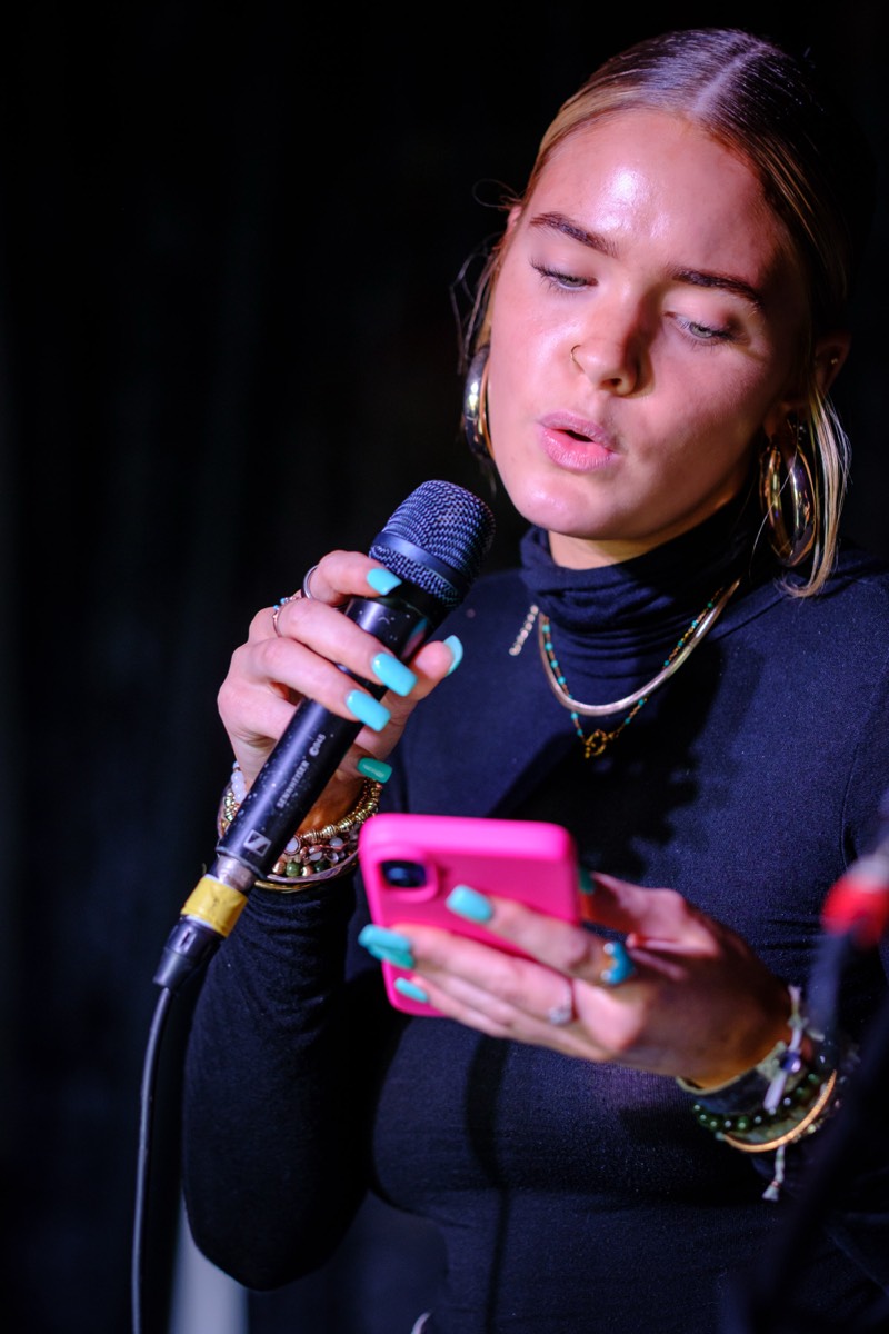 Charlie & Belle performing