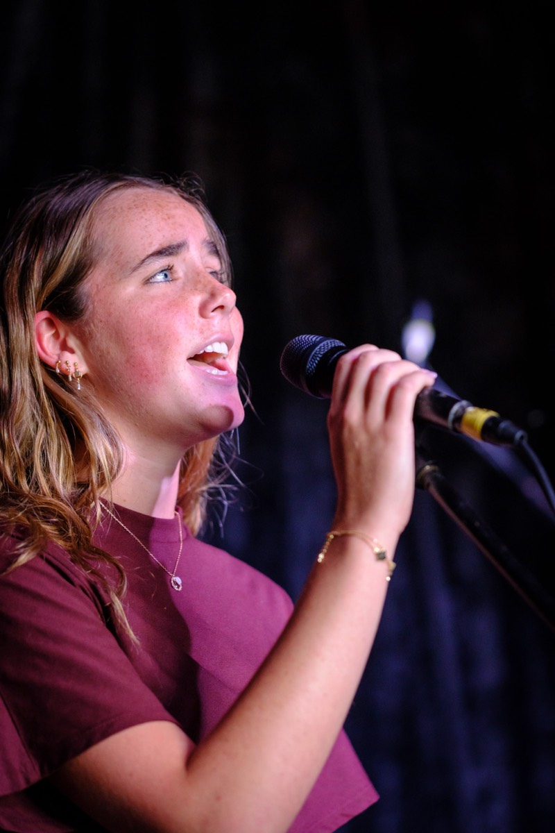Lauren performing