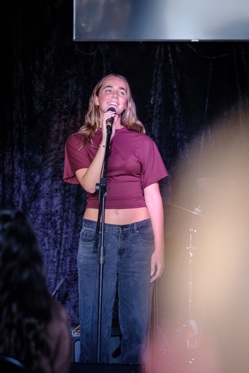 Lauren performing