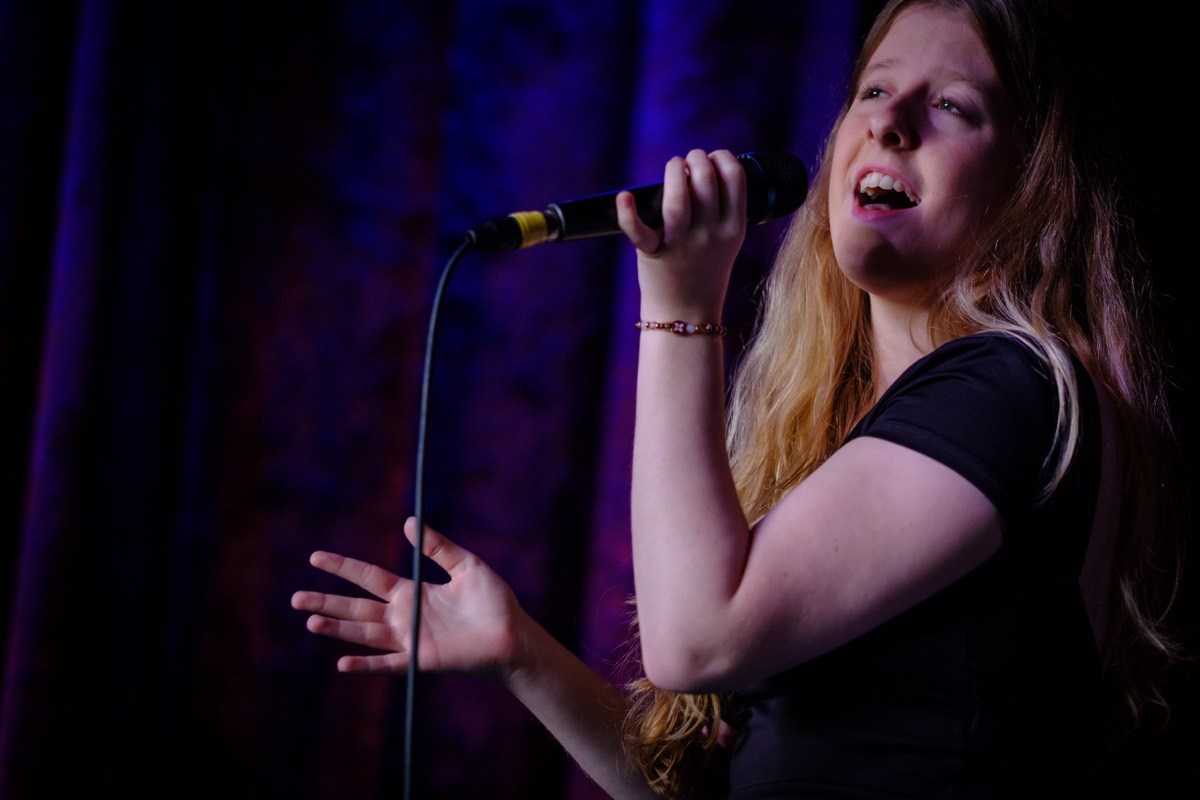 Olivia performing