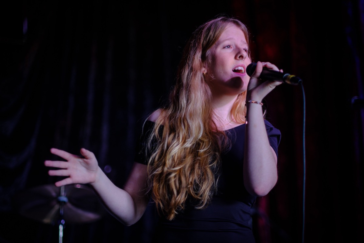 Olivia performing
