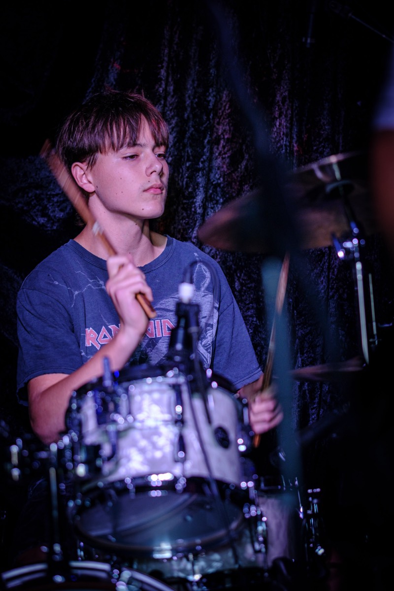 Two Charlies & Eli performing