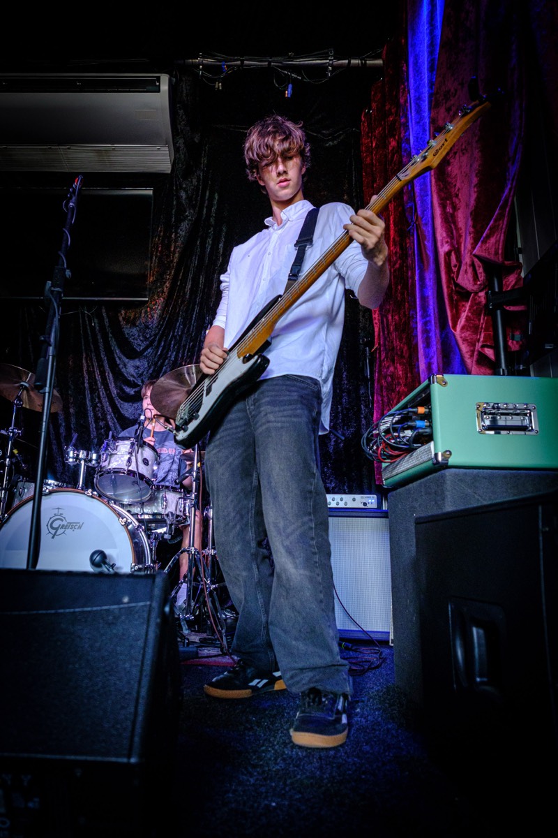Two Charlies & Eli performing