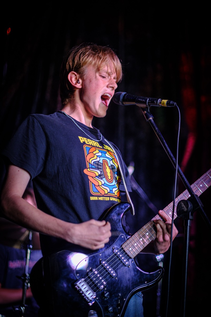 Two Charlies & Eli performing