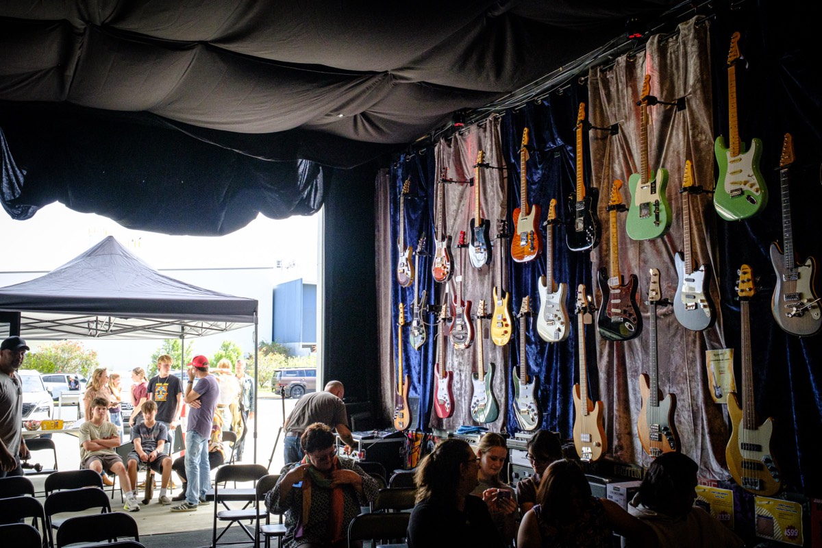 Venue setup at Resonator Music